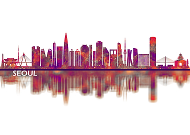 Seoul South Korea Skyline
