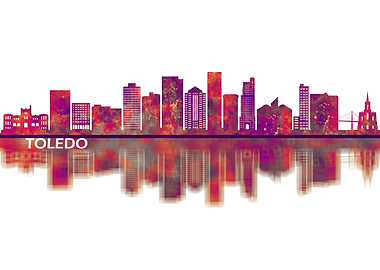 Toledo Ohio Skyline