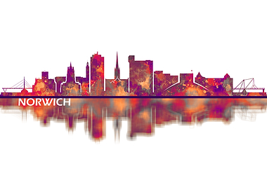 Norwich England Skyline