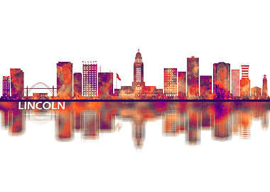 Lincoln Nebraska Skyline