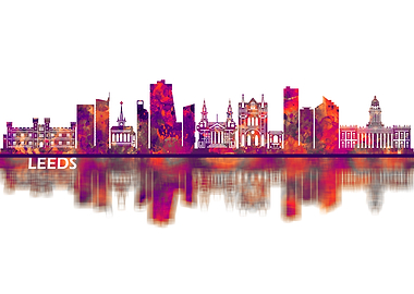 Leeds England Skyline