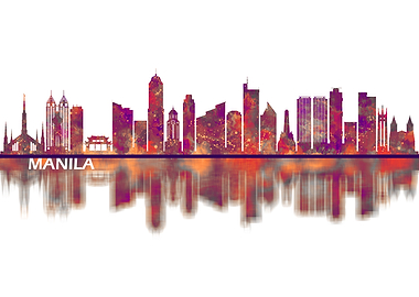 Manila Philippines Skyline