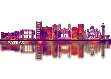 Patras Greece Skyline