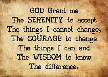 Serenity Prayer