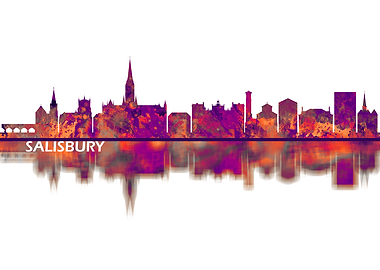 Salisbury England Skyline
