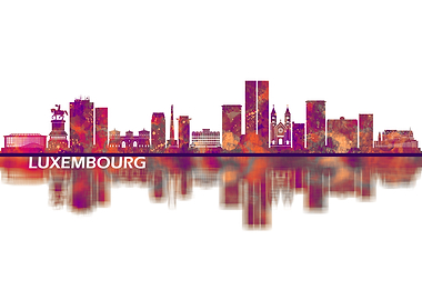 Luxembourg City Skyline