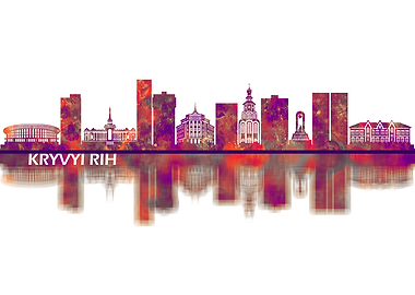 Kryvyi Rih Ukraine Skyline