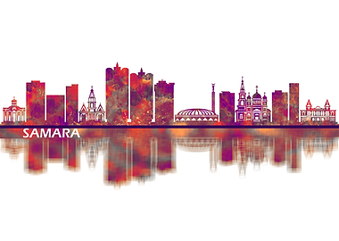 Samara Russia Skyline