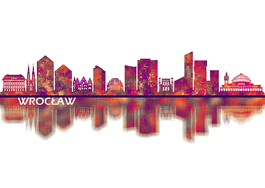 Wroclaw Poland Skyline