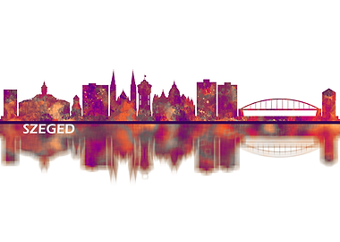 Szeged Hungary Skyline