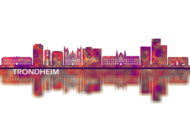 Trondheim Norway Skyline