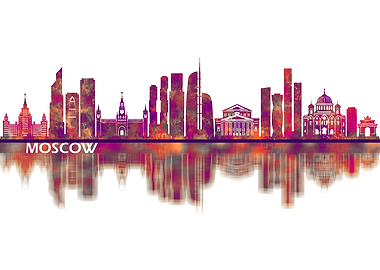 Moscow Russia Skyline