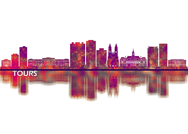Tours France Skyline