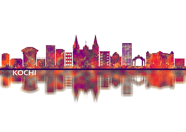 Kochi India Skyline