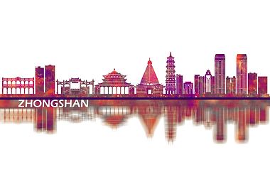 Zhongshan China Skyline