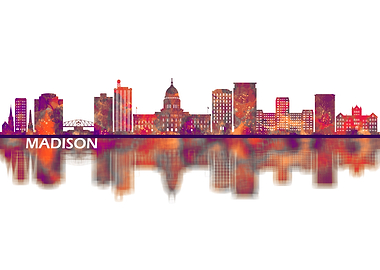 Madison Wisconsin Skyline
