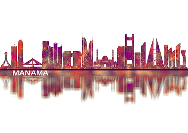 Manama Bahrain Skyline