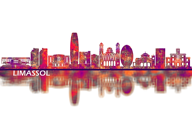 Limassol Cyprus Skyline