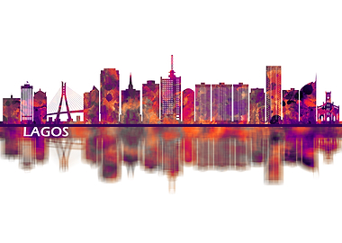 Lagos Nigeria Skyline