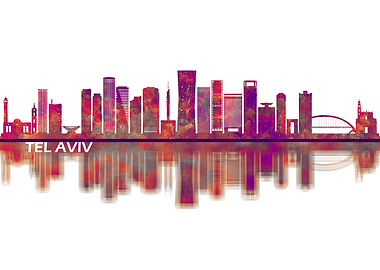 Tel Aviv Israel Skyline
