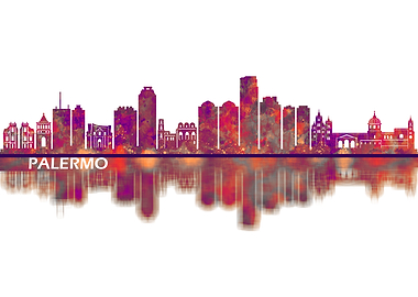 Palermo Italy Skyline