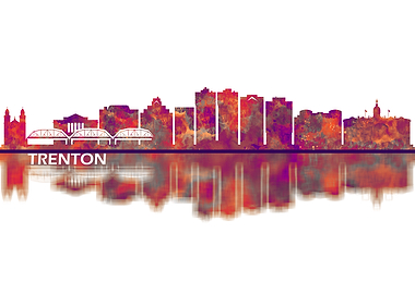 Trenton New Jersey Skyline