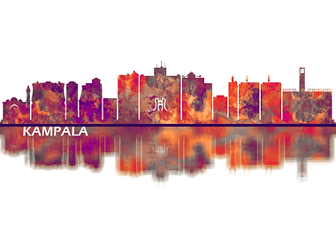 Kampala Uganda Skyline