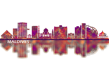 Maldives Skyline