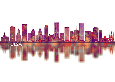 Tulsa Oklahoma Skyline