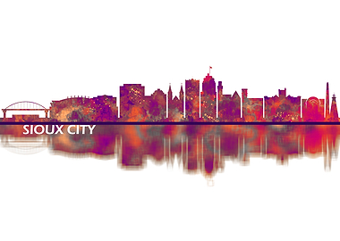 Sioux City Iowa Skyline
