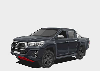 TOYOTA HILUX BLACK