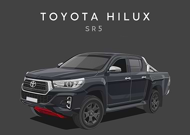 TOYOTA HILUX BLACK