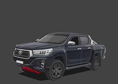 TOYOTA HILUX BLACK