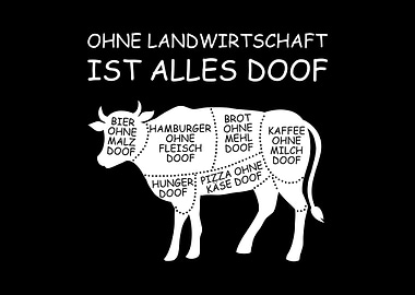 German Farmer Cow