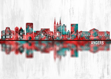 Angers France Skyline