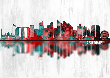 Abu Dhabi UAE Skyline
