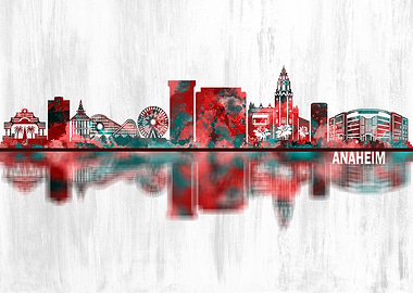 Anaheim California Skyline