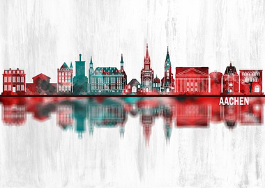 Aachen Germany Skyline
