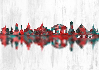 Ayutthaya Thailand Skyline