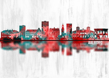 Aalborg Denmark Skyline
