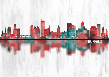 Buffalo New York Skyline