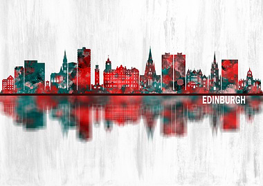 Edinburgh Scotland Skyline