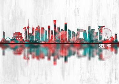 Beijing China Skyline