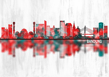 Bandung Indonesia Skyline