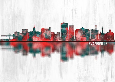 Evansville Indiana Skyline