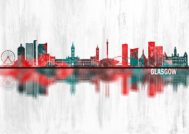 Glasgow Scotland Skyline