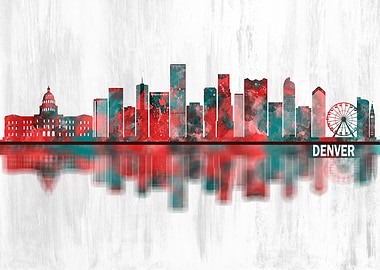 Denver Colorado Skyline