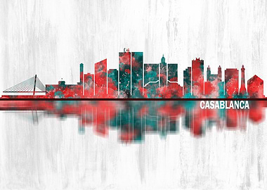 Casablanca Morocco Skyline