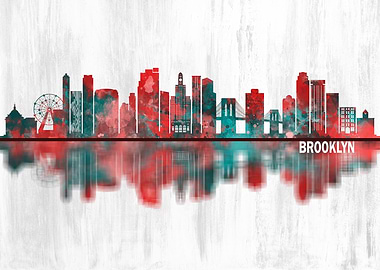 Brooklyn New York Skyline