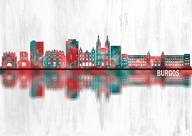 Burgos Spain Skyline